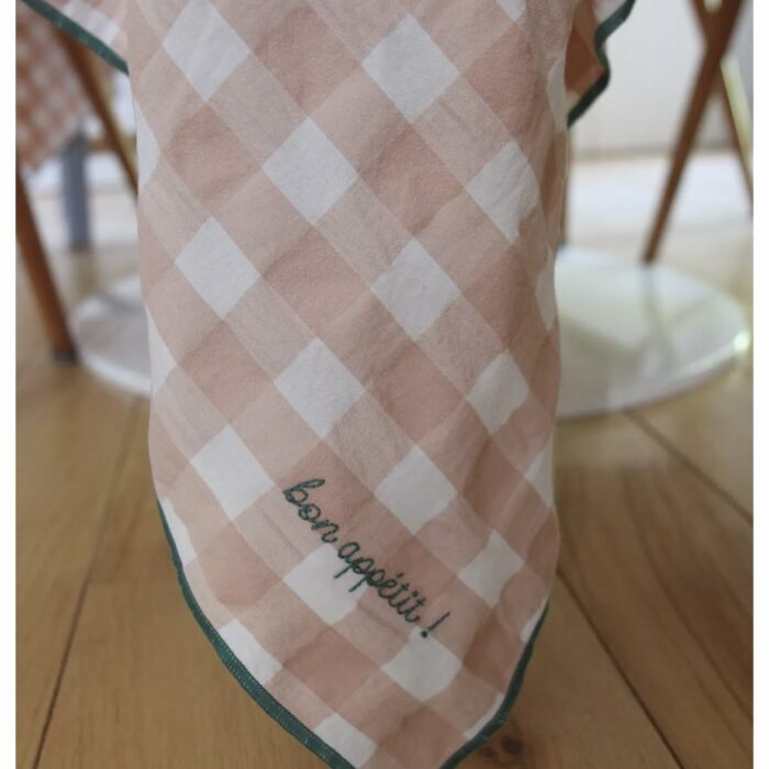 Nappe Brodée Vichy – Image 6